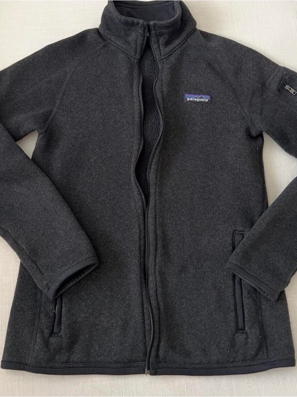Patagonia Women’s Charcoal Full-Zip Fleece Jacket